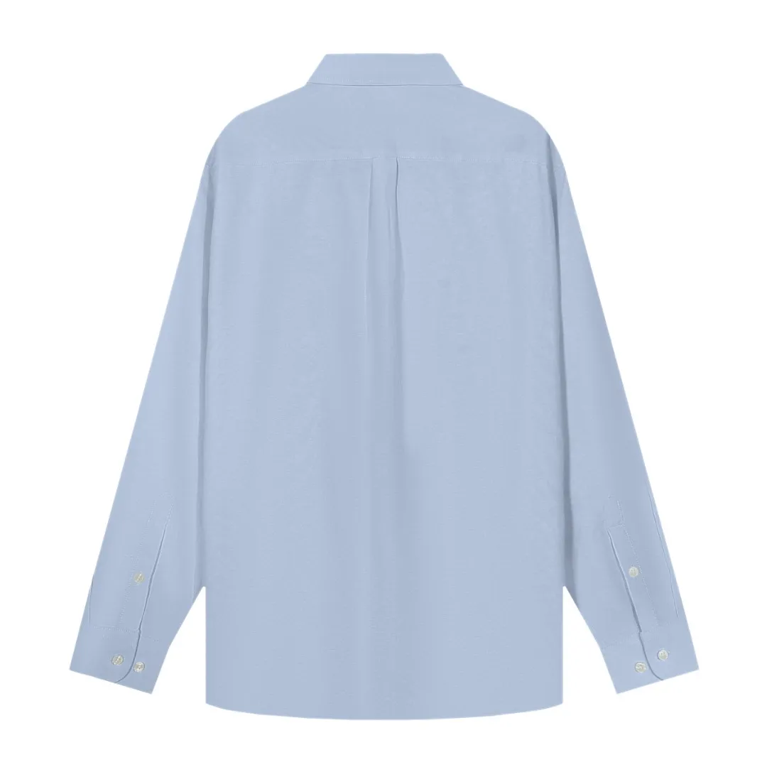🅿️198 LO5# The highest quality in the market, can be scanned, long-term sales, Ralph Lauren cardigan polo embroidered logo import and export version, classic version cotton dyed Oxford cloth shirt Ralph Lauren/Ralph Lauren Men's 23 autumn classic version cotton dyed Oxford cloth shirt RL's popular Oxford cloth boyfriend big shirt on the street this year! This is the first shirt in autumn~ This one really wins with its color! It looks white and soft, and the upper body is full of temperament. It is not difficult to wear, and it is easy to wear! It is so beautiful! It can travel through four seasons and looks good no matter how you match it. This is a very rare color! I fell in love at first sight haha! Four sizes, XS-L, same style for men and women~ Size: XS, S, M, L color: purple, yellow, white, blue, pink, gray